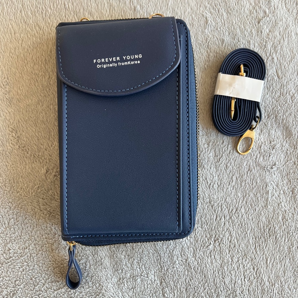 Forever Young crossbody wallet